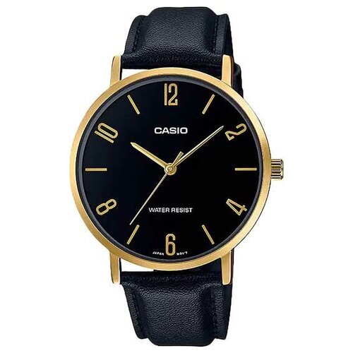 Наручные часы CASIO MTP-VT01GL-1B2, черный наручные часы casio collection mtp b160l 1b2 черный