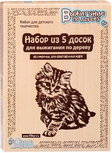 Доски для выжигания 5шт "Без рисунка. Для собсвенных идей"