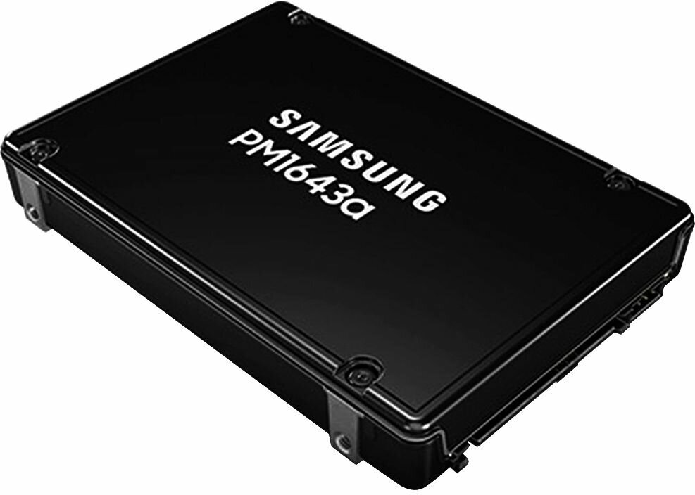 Твердотельный накопитель SSD Samsung Твердотельный накопитель/ PM1643a, 30720GB, 2.5" 15mm, SAS 12Gb/s, 3D TLC, R/W 2100/1700MB/s, IOPs 400