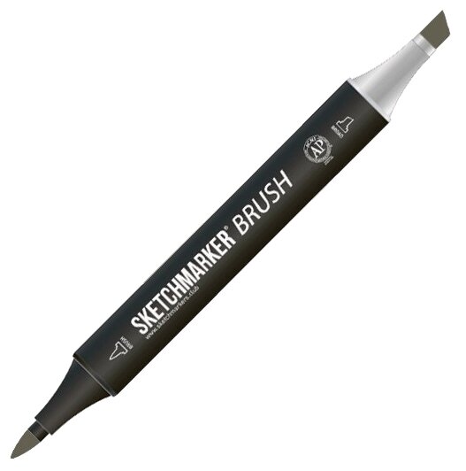 Маркер Sketchmarker Brush двухсторонний на спирт.основе цв.GG3 Серо зеленый 3