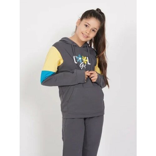 фото Худи vienetta, размер 158-164, серый