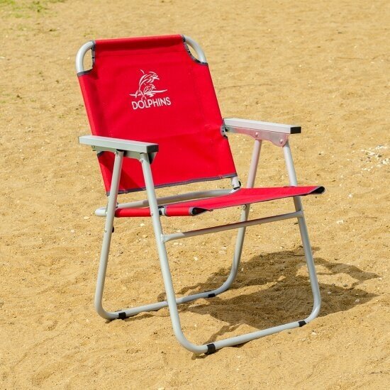 Кресло-шезлонг Нпо Кедр кедр AKS-R-13 DOLPHINS пляжное, красный