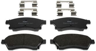 Дисковые тормозные колодки передние Ferodo FDB4262 для Chevrolet Aveo, Chevrolet Cruze, Opel Astra (4 шт.)