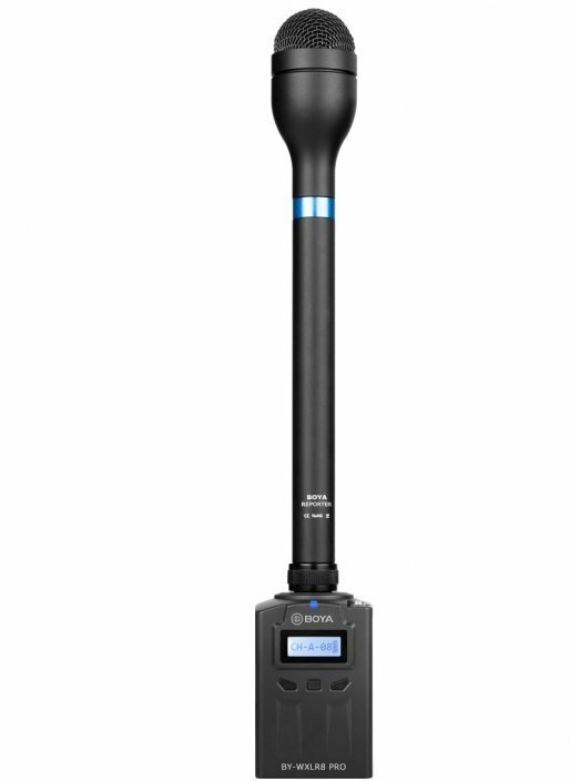 Передатчик для радиосистемы BOYA BY-WXLR8 PRO комплектация: ручной передатчик микрофон