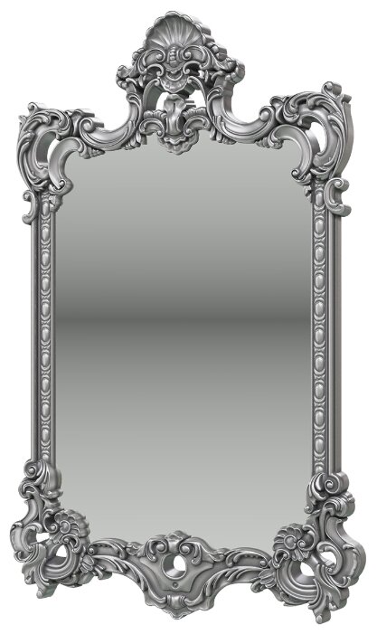 Зеркало ЗК-02 цвет серебро - фотография № 1