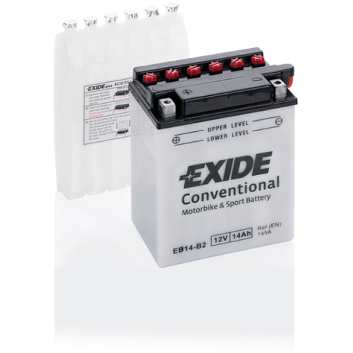 Аккумулятор мото EXIDE Conventional EB14-B2 14 Ah 145 A (134x89x166) 134x89x166