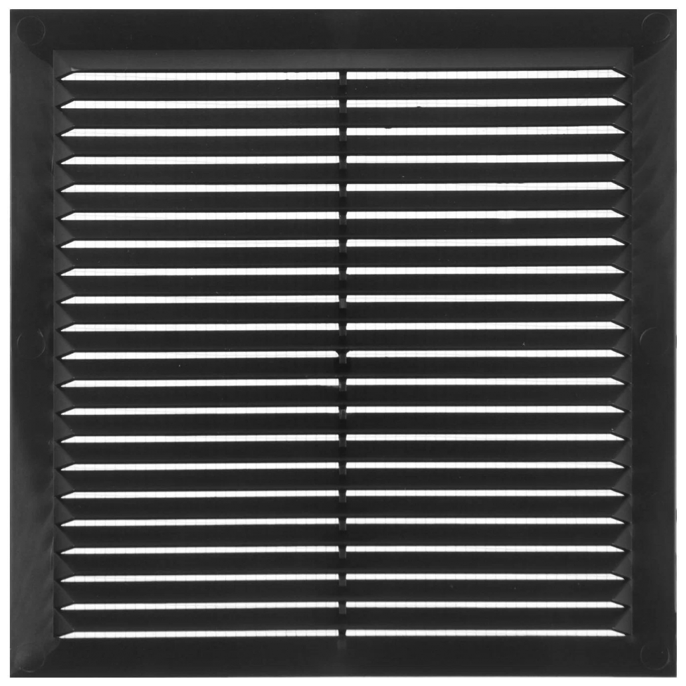 Решетка вентиляционная Вентс МВ 150-1С, 192х192 мм, цвет черный - фотография № 7