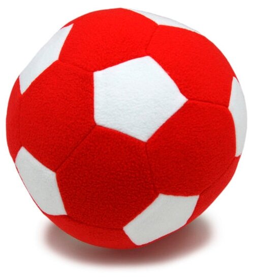 Мягкая игрушка Magic Bear Toys Мяч мягкий цвет красно-белый диаметр 23 см
