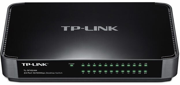 Коммутатор TP-LINK TL-SF1024M неуправляемый 24 порта 10/100Мбит/с