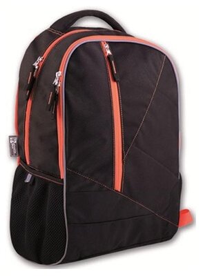 Феникс 41023 Рюкзак молодежный черный+оранжевый