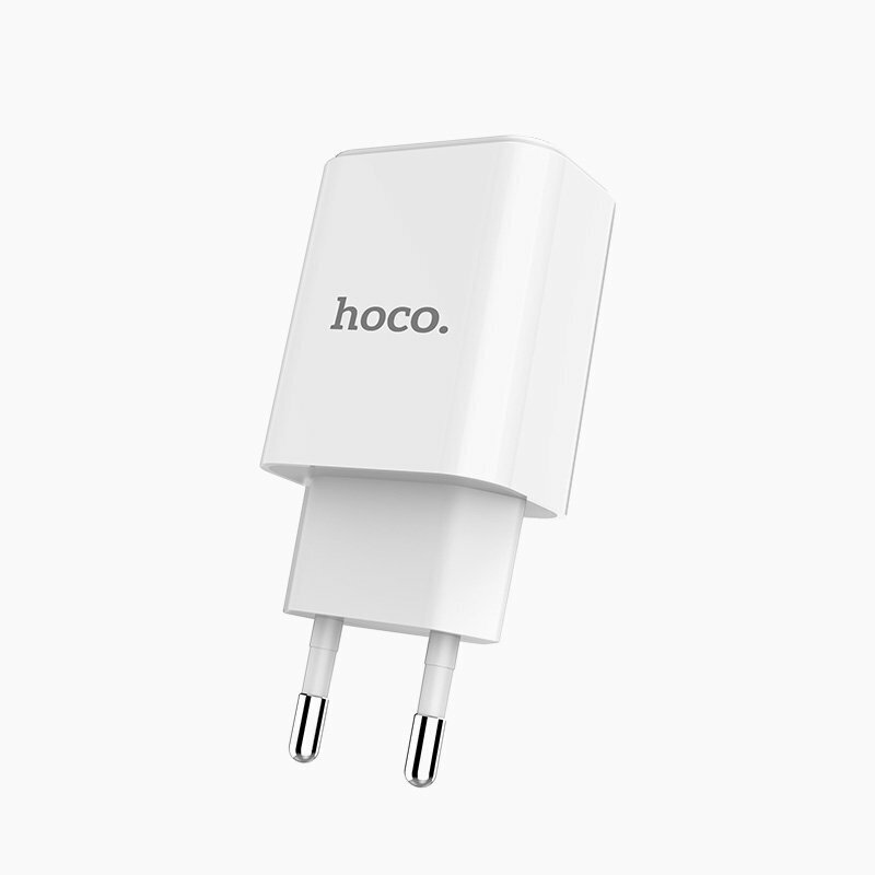 Сетевое зарядное устройство Hoco C62A Victoria + кабель Lightning