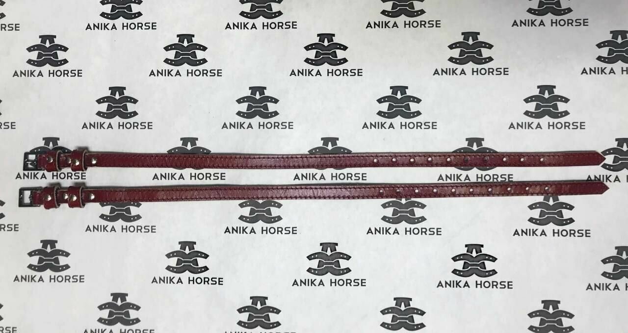 Тренчики для шпор кожаные ANIKA HORSE 2 шт. (Whitehorseshop) - фотография № 1