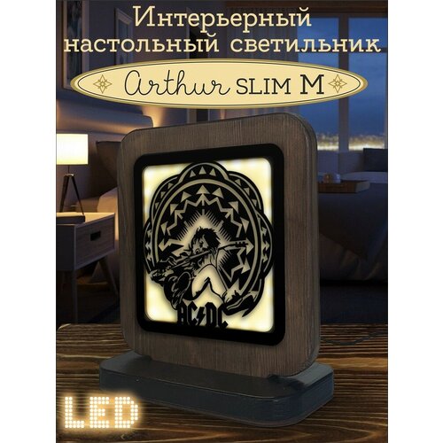 Ночник ARTHUR SLIM M с узором, музыка AC DC - 9039