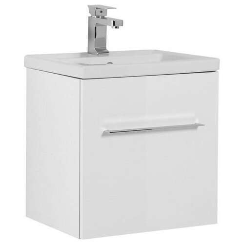 Тумба для ванной комнаты с раковиной Aquanet Порто, ШхГхВ: 60х44.3х53.3 см, цвет: белый