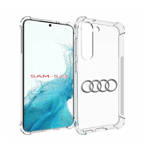 Чехол MyPads audi-ауди-7 мужской для Samsung Galaxy S23 задняя-панель-накладка-бампер