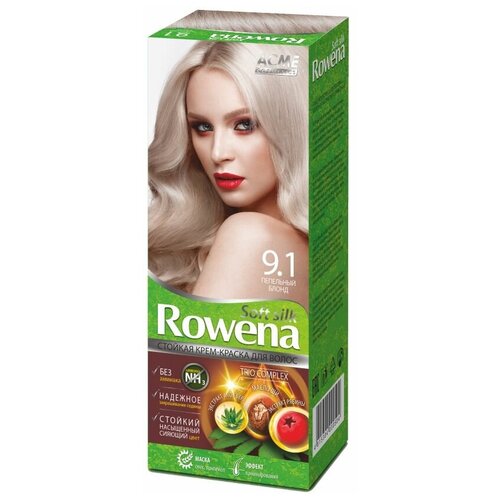 Rowena Soft Silk Краска для волос т9.1 Пепельный Блондин