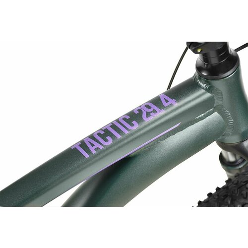 Велосипед Stark Tactic 294 HD 2023 20 черно-зеленыйсиреневый металлик 4999000₽