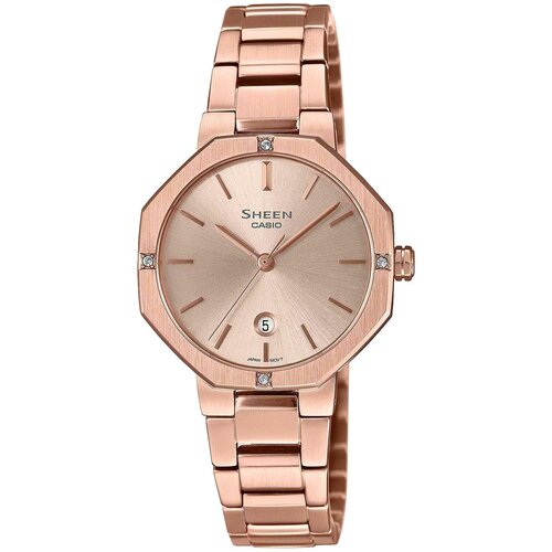 Наручные часы CASIO Sheen, розовый наручные часы casio she 4546pg 4a