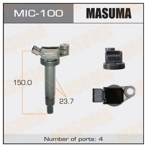 Катушка зажигания Masuma, 1MZFE, MCU30W MASUMA MIC100