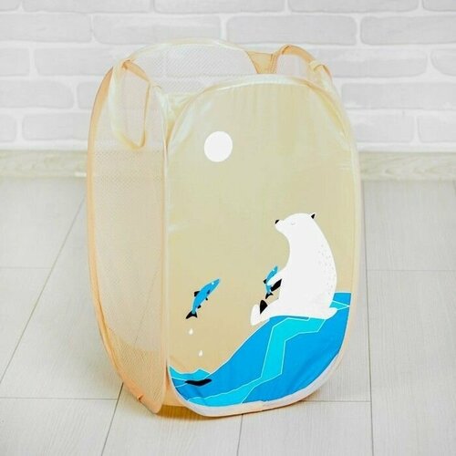 Корзина для игрушек Белый медведь 800₽