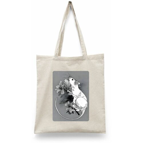 фото Сумка шоппер каждому своё, бежевый