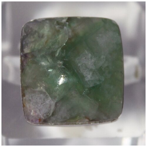 Кольцо True Stones, флюорит, размер 17, зеленый