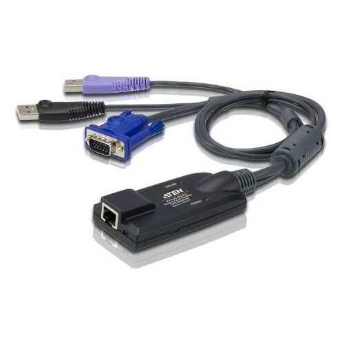 комплект кабелей usb hdmi для kvm переключателя 1 8м aten 2l 7d02uhx3 KVM-кабель ATEN KA7177-AX