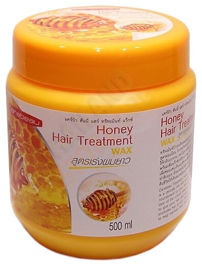 Carebeau Маска для волос с воском Мёд Honey Hair Treatment Wax, 500 г, 500 мл, банка