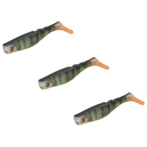 Виброхвост Mikado FISHUNTER 13 см. / 3D-PERCH уп.=3 шт.