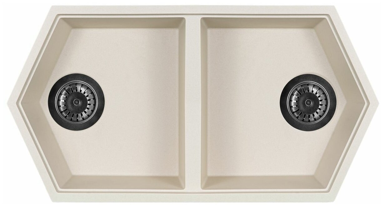 Мойка для кухни KitKraken Gulf 85 Creamy K-850.2B.1014