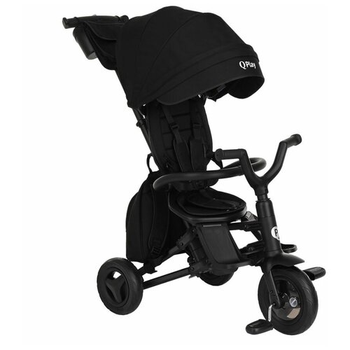 Велосипед детский трехколесный складной Qplay Nova+ с рюкзачком