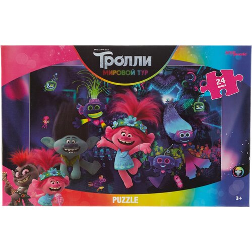 Пазл Step puzzle Пазл DreamWorks Maxi Trolls 2 Techno Life (90068), 24 дет.