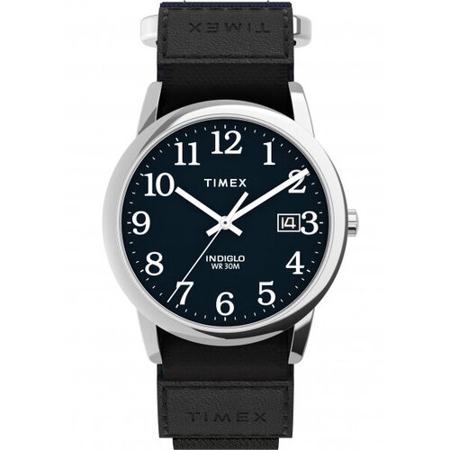 Наручные часы TIMEX Easy Reader, синий, серебряный