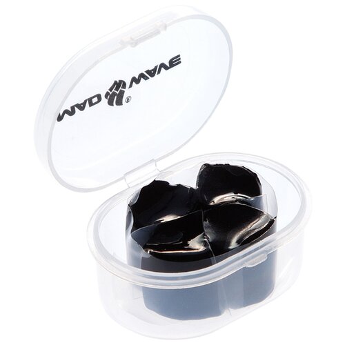 фото Беруши для плавания силиконовые ear plugs silicone, black mad wave