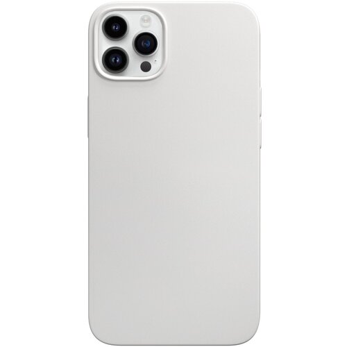 Чехол-накладка VLP Silicone Case with MagSafe для смартфона Apple iPhone 14 Pro Max, белый