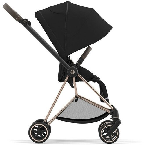 Cybex Mios III Прогулочная коляска новое поколение, шасси Rose Gold/Deep Black, с дождевиком