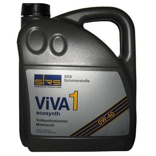 фото Моторное масло SRS VIVA 1 Ecosynth 0W40 4 л