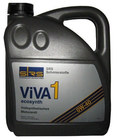 Масло моторное SRS VIVA 1 ecosynth 0W40 4л