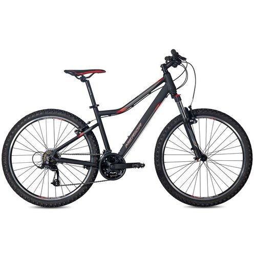 Велосипед женский горный Merida Matts 6.5 матовый черно-красный/серый рама L (18.5