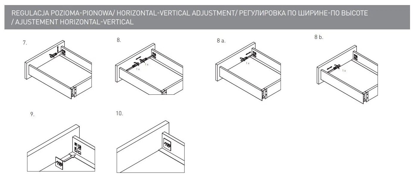 AXIS PRO L-350 мм, высокий H-199 мм, антрацит - фотография № 8