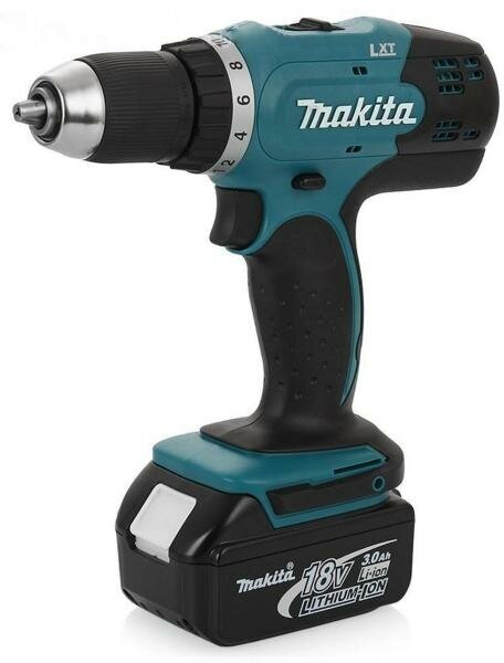 Аккумуляторная дрель-шуруповерт Makita DDF453RFE