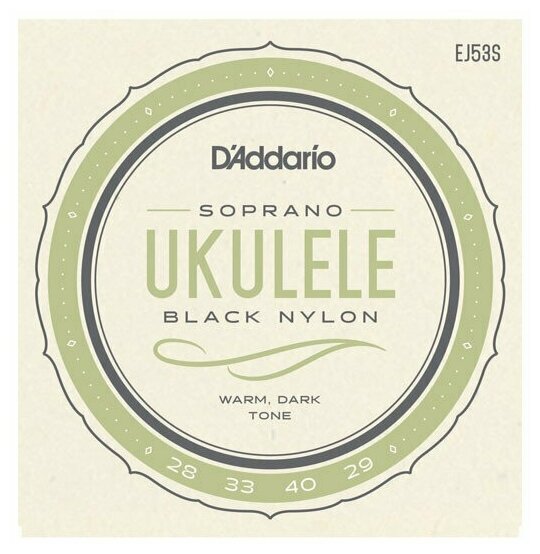 D'Addario EJ53 S струны для укулеле-сопрано