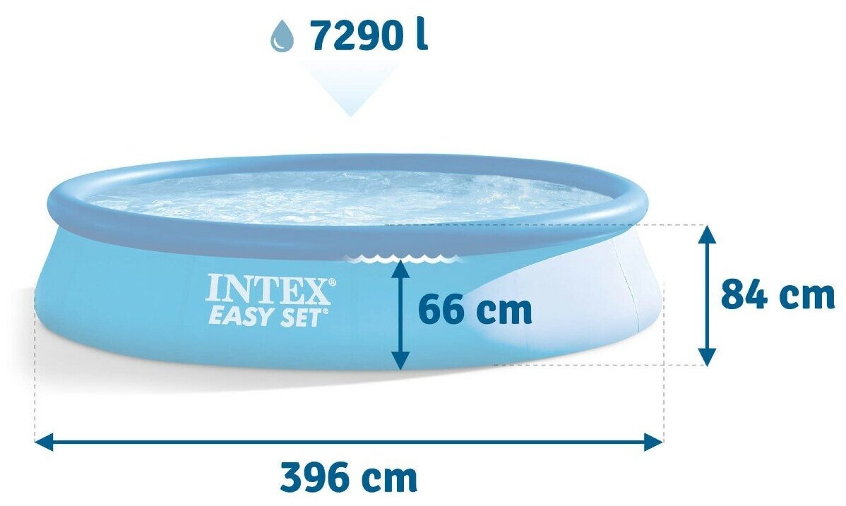 Бассейн Intex Бассейн INTEX Easy Set 28143NP (396x84), 396х84 см, 396х84 см - фото №9