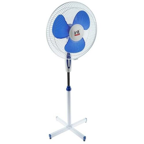 Вентилятор Irit IRV-002 напольный 40 Вт 3 режима бело-синий 462400₽