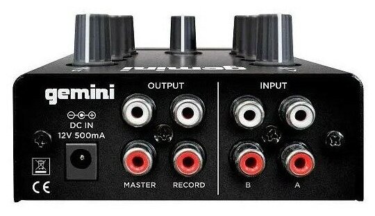 Gemini MM1BT Компактный 2-х канальный DJ микшер c Bluetooth