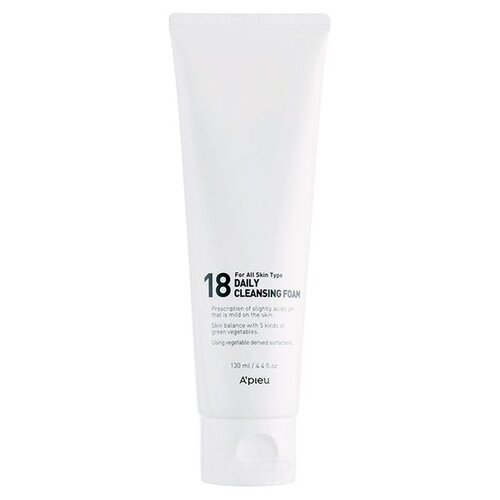 фото A'PIEU очищающая пенка для молодой кожи 18 Daily Cleansing Foam, 130 мл