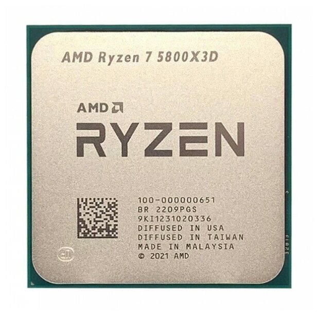 Процессор AMD Ryzen 7 5800X3D AM4 8 x 3400 МГц