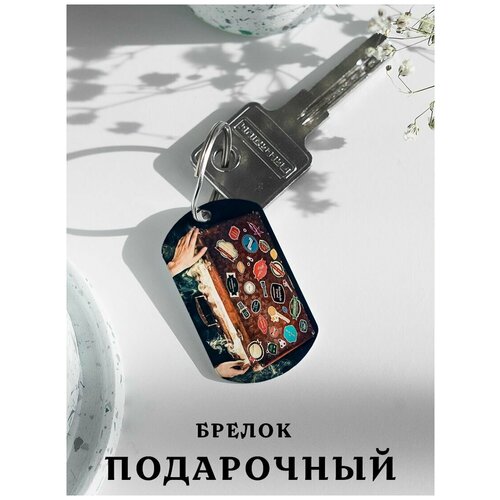 фото Брелок для ключей с принтом путешествие, подарок мужчине на день рождения, брелок мужской женский, брелок детский на сумку рюкзак, подарок zhenya cloud