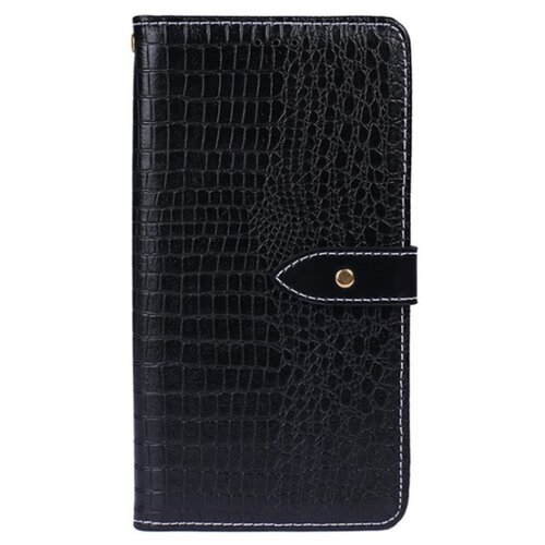 фото Чехол-книжка mypads для vivo u3 с фактурной прошивкой рельефа кожи крокодила с застежкой и визитницей черный