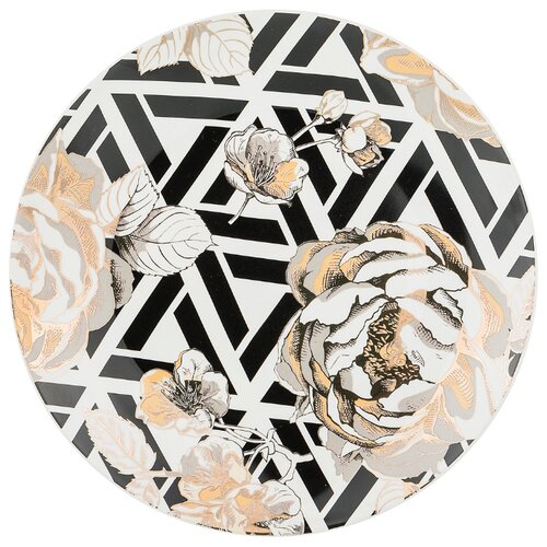 фото Тарелка десертная golden rose 20,5см, геометрия lefard (133-317)